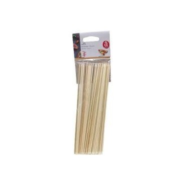 Actuel lot de 25 piques à brochettes en bambou