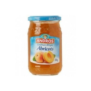 Andros confiture abricots allégée 350G