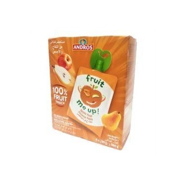 Andros spécialité gourde pomme & poire 4x90g