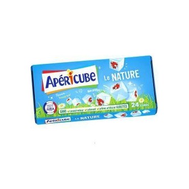 Apéricube fromage fondu le nature 23% x24 cubes 125g