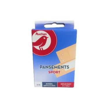 Auchan 10 pansements sport