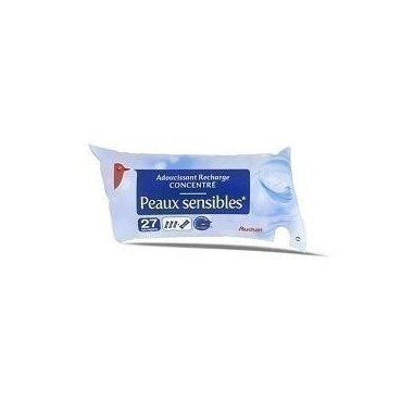 Auchan adoucissant recharge concentré peaux sensibles 500ml