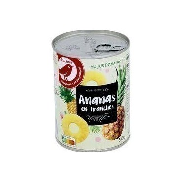 Auchan Ananas Tranche Entière 560G
