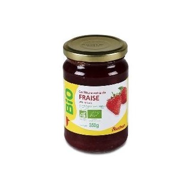 Auchan Bio confiture 65% fraise 350g