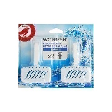 Auchan blocs wc solides marine X2