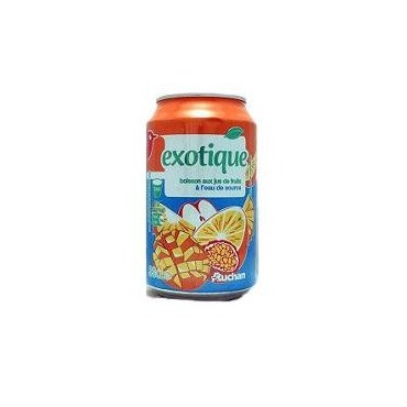 Auchan boisson aux jus de fruits Tropicale 33cl