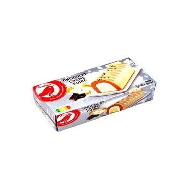AUCHAN Bûche glacée à à la poire et au chocolat noir 8-10 parts 525g