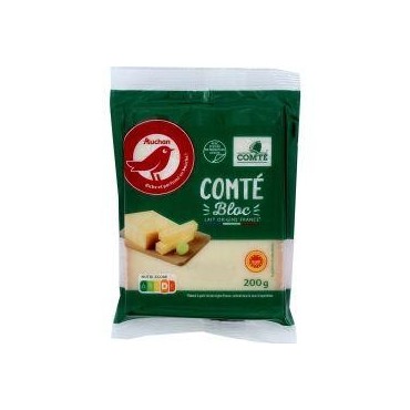Auchan comté en bloc 200g