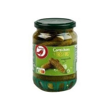 Auchan cornichons croquants très fins 185 g