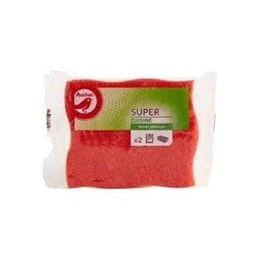 Auchan éponge super cuisine tâches difficiles x2