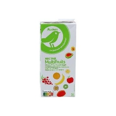 Auchan Essentiel nectar multi-fruits brique 1L
