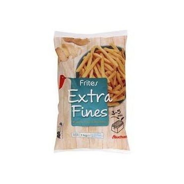 AUCHAN Frites allumettes extra fines 1kg