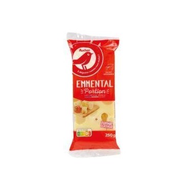 Auchan fromage Emmental en portion de 250 g