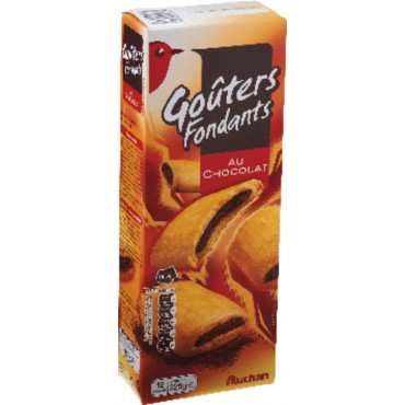Auchan goûters fondants au cacao 225g