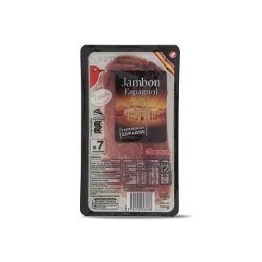 Auchan jambon Espagnol en tranches 100g