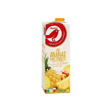 Auchan jus ananas multi fruits 1L