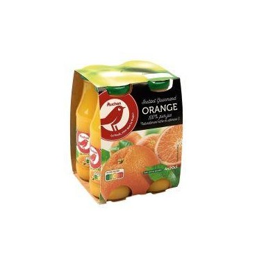 Auchan jus d'orange 20cl x4