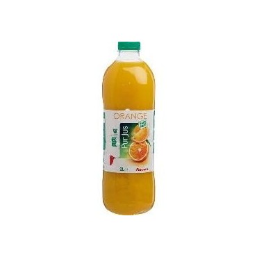 Auchan jus orange sans pulpe 2L