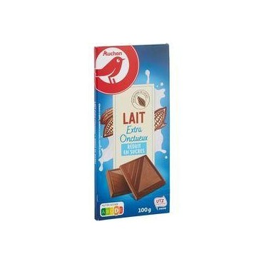 Auchan lait extra onctueux 100g