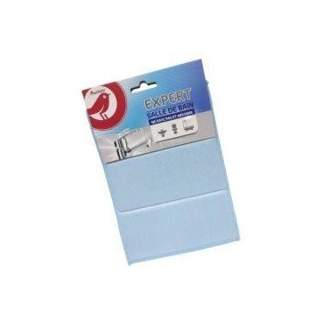 Auchan lavette microfibre expert salle de bain x1