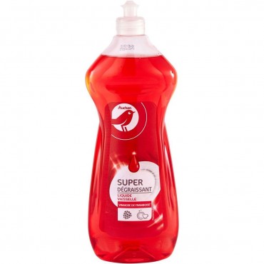Auchan liquide vaisselle vinaigre framboise 750ml