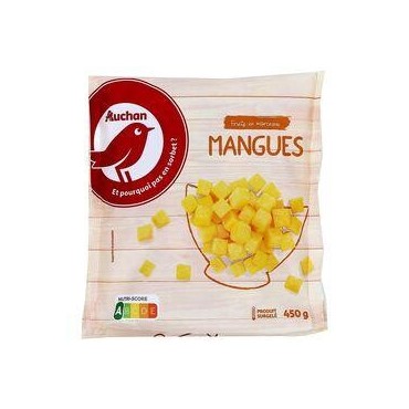 Auchan mangues en morceaux surgelés 450G