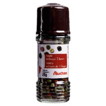 Auchan mélange de 5 baies en moulin 28g