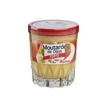 Auchan moutarde de Dijon forte pot de 280 g