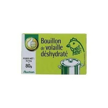 Auchan Pouce bouillon de volaille déshydraté 8x10 g
