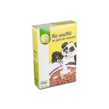 Auchan Pouce riz soufflé saveur chocolat 375g