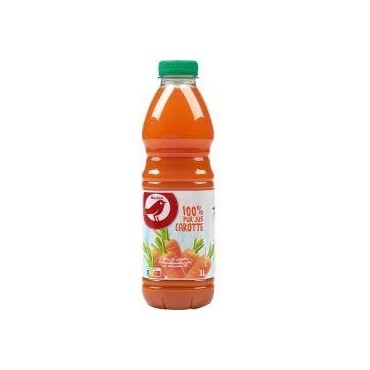 Auchan pur jus de carotte bouteille 1L