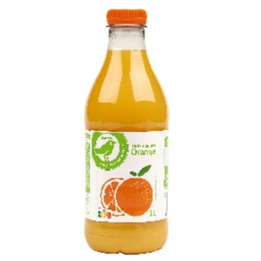 Auchan pur jus d'orange 1l
