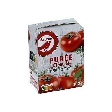 Auchan purée de tomates Herbes de Provence 200g