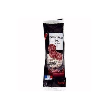 AUCHAN Saucisson sec pur Porc 250g