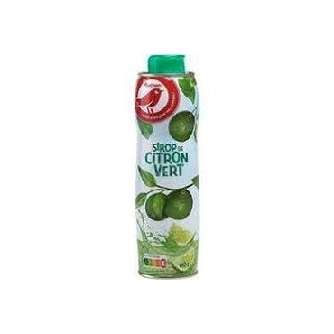 Auchan sirop citron vert 60 cl