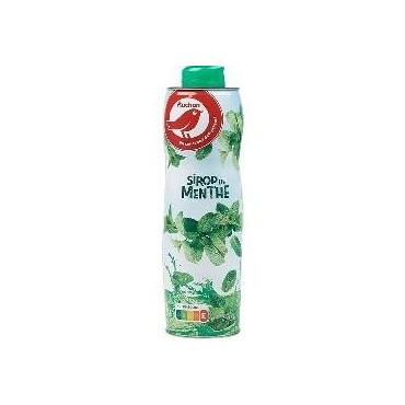 Auchan sirop de menthe 75cl