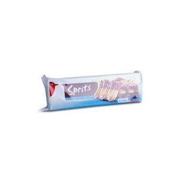 Auchan sprits chocolat au lait 150g