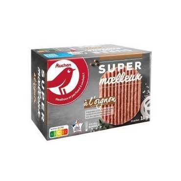 Auchan Super moelleux à l'oignon surgelée x10 sachets 1Kg