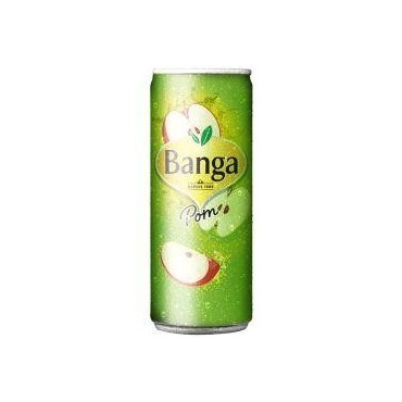 Banga boisson gazeuse pomme édulcorée et sucrée 250ml