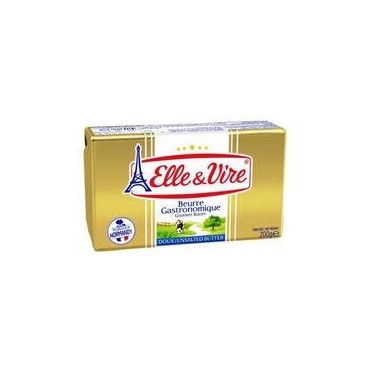 Beurre Doux Elle et Vire 80% 200G