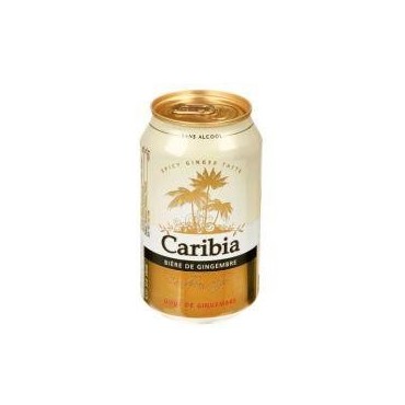 Caribia bière de gingembre canette 33 cl