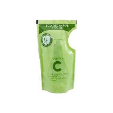 Cosmia recharge crème lavante pour mains amande 250ml