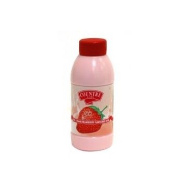 Countre Dairy lait entier stérilisé aromatisé goût fraise 50 cl