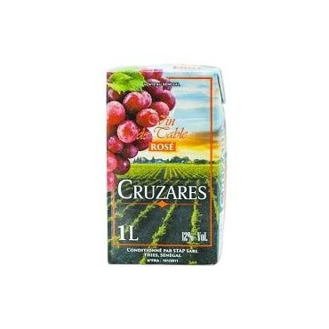 Cruzares vin rose brique 1l