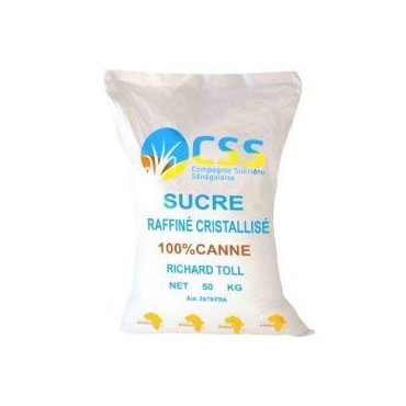 CSS sucre en poudre raffiné cristallisé sac de 50 kg