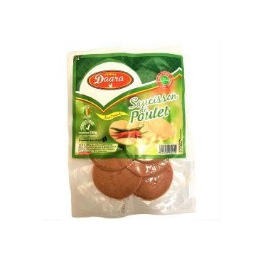 Daara saucisson au poulet piquant en tranches 100g