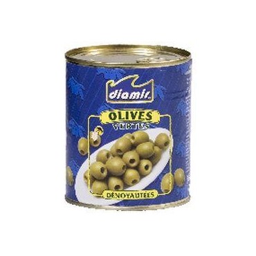 Diamir olives vertes dénoyautées 4/4 860g