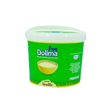 Dolima seau yaourt vanilla 4,5kg