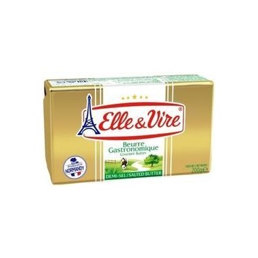 Elle&Vire beurre 1/2 80% 200g