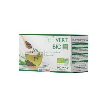 Eric Favre thé vert Bio 20 sachets 30g
